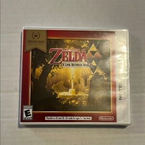(New) the legend of Zelda: a link between worlds (Nintendo 3DS, 2013) unopened.